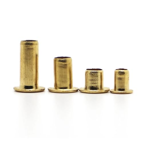 M0.9 M1.3 .5 .7 M2 M3 M4 M5 M6 Rivetti tubolari Chiodi for circuiti stampati a doppia faccia for PCB Dadi for rivetti cavi in rame lingli(5mm,4mm 50pcs)