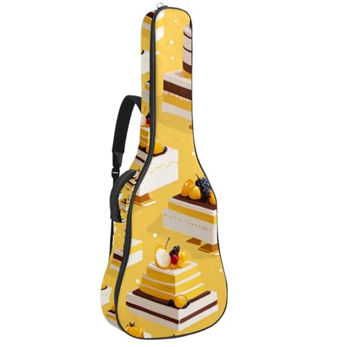 Housse de guitare acoustique étanche avec rembourrage antichoc et poches
