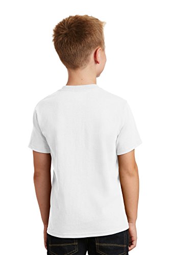 Port & Company - Youth Core Cotton Tee S White3