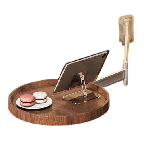 Table pliante murale ronde pour aménager un bureau de chambre cosy