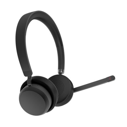 Lenovo Wireless VoIP Headset Casque sans Fil Arceau Bureau/Centre d'appels Bluetooth Noir