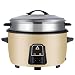 AMYZ Olla arrocera Olla arrocera con Canasta vaporera de Acero Inoxidable,vaporera de Gran Capacidad para Cantina,Restaurante,Hotel,Restaurante de Comida rápida (tamaño:13l-2000W)