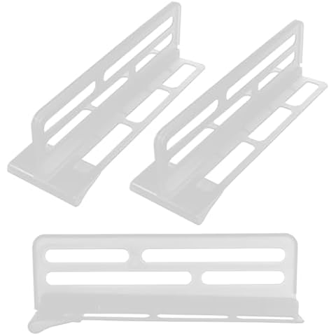 3pcs Adjustable Refrigerator Side Door Divider Multi-function Food Partition Board for Organized Storage Easy Installation Compact Fridge Separator Durable Plastic Design Cover