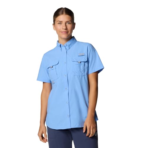 Chemise Columbia Bahama II femme respirante avec aération dorsale et poches poitrine