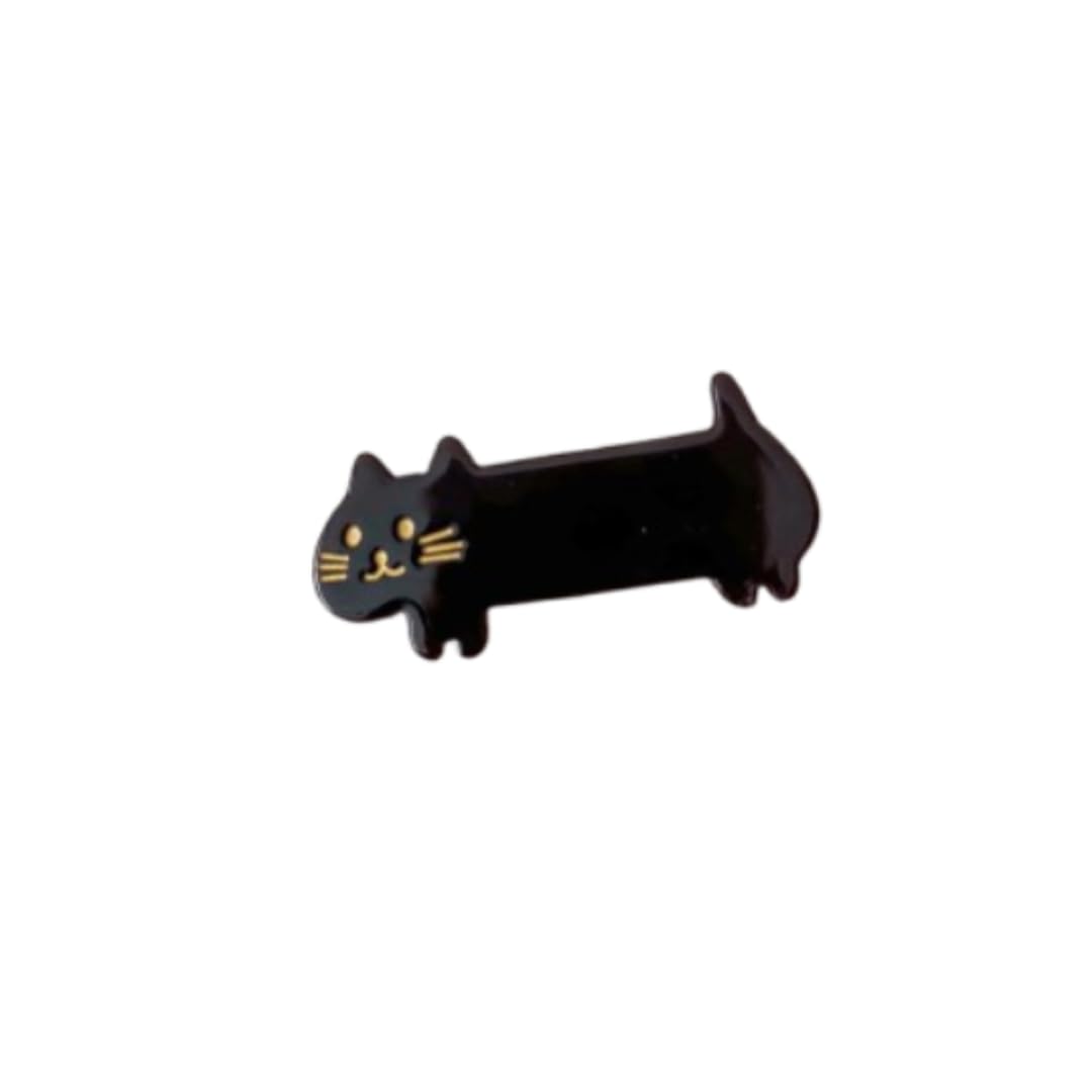 Amazon.co.jp: 猫 ヘアクリップ レディース 小さめ ミニ 6cm ねこ