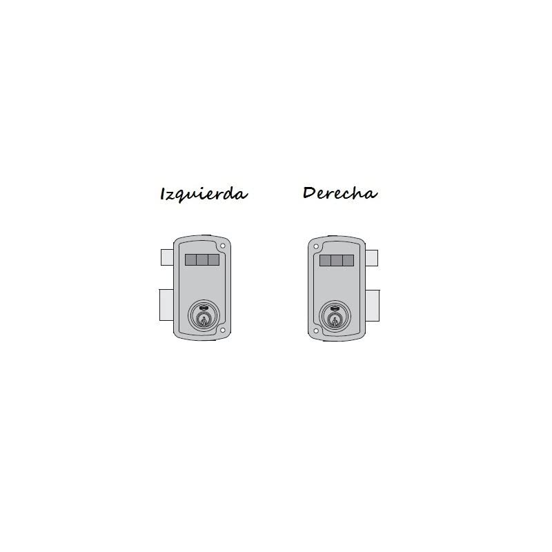 Cerradura CVL 1125AR10D/1. Derecha. Esmalte.