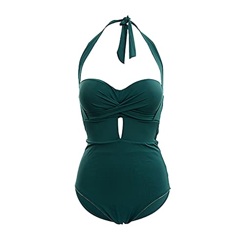 Maillot de bain 1 pièce amincissant à effet push up style coréen pour plage