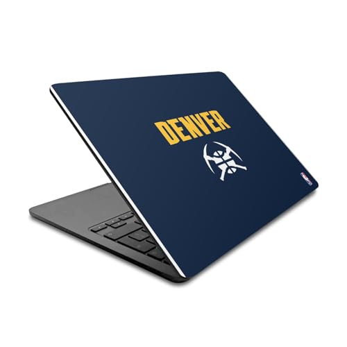 Sticker MacBook Air 13.6 Denver Nuggets en vinyle premium résistant bleu minuit