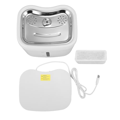 Fuente de agua para gatos, dispensador inteligente de acero inoxidable 2.5L miniatura 7