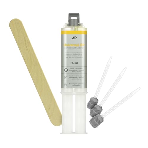 Universal EP – Topfzeit: 8 min, 2K High-Performance Epoxidharz-Klebstoff, vielseitig anwendbar (Metall, Glas, Kunststoff, Holz, etc.) (25 ml)