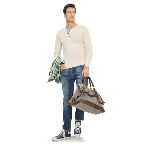 Jockey Men's Baselayer Long Sleeve Waffle Henley4