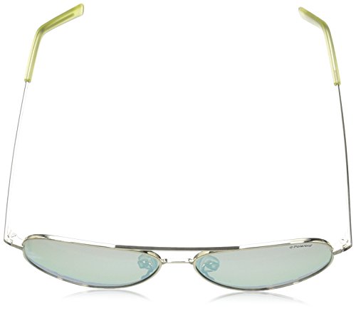 Polaroid Sunglasses Kids' PLD 8015/N Aviator Sunglasses, Gold/Gray Silver Mirror Polarized, 52 mm4