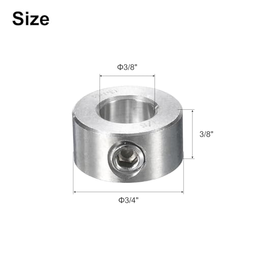 Colliers d'arbre 0,9 cm uxcell bague de blocage pour robotique DIY