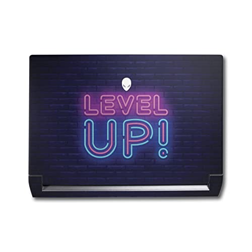 Image of MightySkins Skin Compatible with Alienware M17 R5 (2022) Full Wrap Kit - Level Up | Protective, Durable, and Unique Vinyl Decal wrap Cover | Easy to Apply & Change Styles | Made in The USA