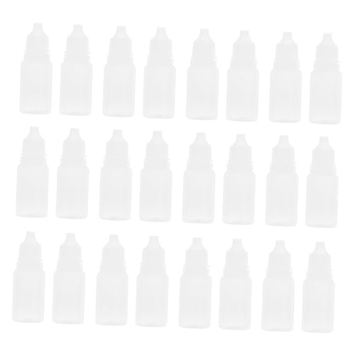 FUNOMOCYA 50 Pcs 10ml Squeezable Dropper Bottles Eye Liquid Dropper Dropping Bottles Empty for Travel