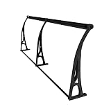 Window Awning Outdoor Transparent Polycarbonate Front Door Patio Cover Garden Canopy with Sink Rain
