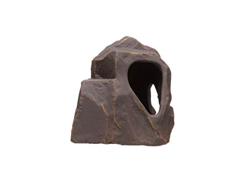 Image of Plecoceramics Aquarium Ceramic Decorations Cave Betta Stone Decor - Aquarium Fish Tank Hideway Decor for breeding Cichlids Plecos Betta Toys Hideout (Grotto)