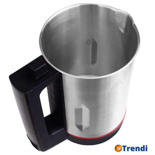 Elex® Soup Maker | Usage-1000W | 1.6L Capacity | Ideal for Smooth & Chunky Soup | Led Indicator Lights | Overfill and Overspill Sensors, Stainless Steel, 1000 W