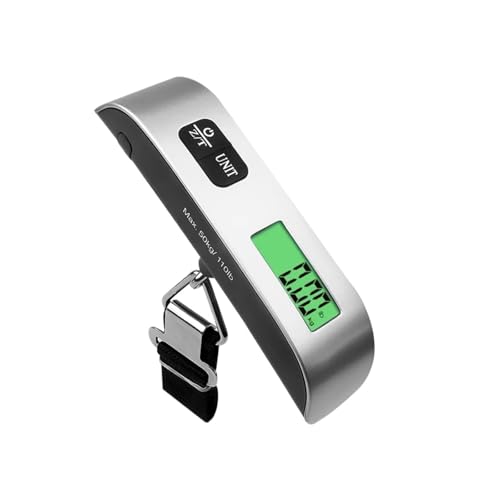 Básculas electrónicas Báscula digital LCD de 50 kg x 10 g, báscula electrónica for equipaje colgante, portátil mano for maletas viaje para viajes, compras