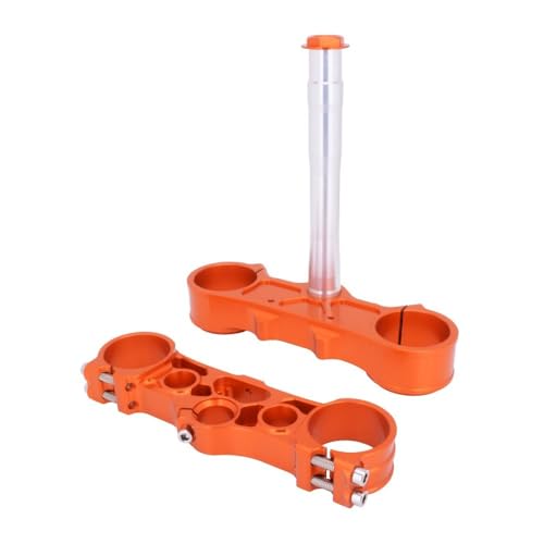 Pontet rehausseur de guidon pour TE300 et TX300 en aluminium CNC anodisé orange