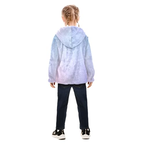 GuoChe Rainbow unicorns Style Bright Abstract Boys Fleece Jacket4
