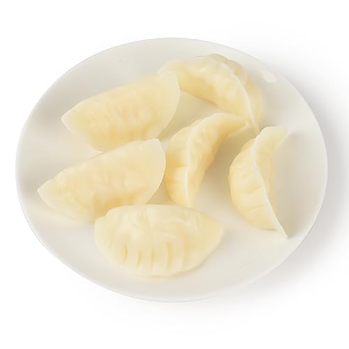Hagao Fake Dumpling Model for Home Decor Kitchen Table Pub Ornaments Painting Photography Prop 6 PCS