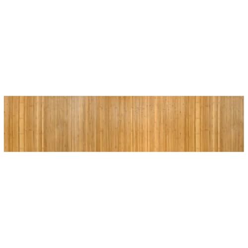 vidaXL Tapis rectangulaire Naturel 70x300 cm Bambou, Tapis de Salon, Tapis rectangulaire, Tapis Moderne, Tapis de Chambre à Coucher, Tapis en Bambou