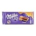 Milka Milk Chocolate Confection with Caramel Creme Filling 100g (Pack of 5)