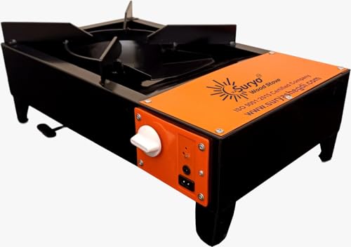 Image of Metal With Smokeless & Charging Facility!! Light Weight Portable & Convenient Design | Using Free In Indoor & Outdoor | Using Woods