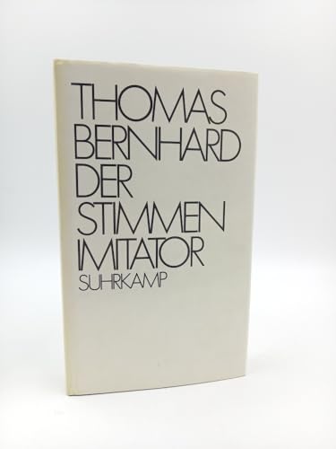 Der Stimmenimitator (German Edition) [German] 3518021435 Book Cover