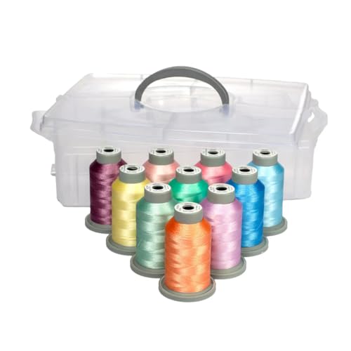 Set de hilos de coser Glide No 40 - 10 colores - 1100 yd cada uno miniatura 1