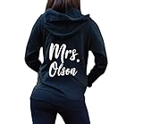 Mrs Last Name Hoodie - Custom Mrs Hoodie - Custom Name Hoodie - Personalized Hoodie - Personalized...