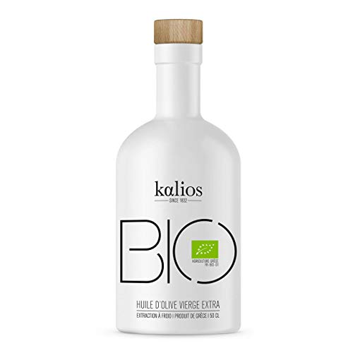 KALIOS - Huile d’Olive BIO - Grecque - Vierge Extra - Récoltées à la Main - Monovariétale KORONEIKI - 500 ML Cover