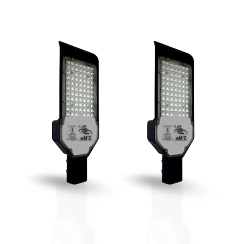 Image of D'Mak LED Street Light White Focus with Lens Waterproof IP65 for Outdoor Purposes (Pack of 2, 72W LED Street Light)