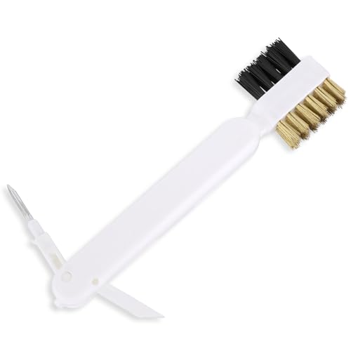 Comparison: Best Cleaner For Gas Stove Grates 7 Kitchen Cleaning Scrub Brush Deep Gas Stove Brass Wire Brushes Stainless Steel Scrubber Rust Cleaner Hard Bristle Crevice Brush with Stiff Bristles Cooktop Scraper for Range Hood Grease Grime Pan