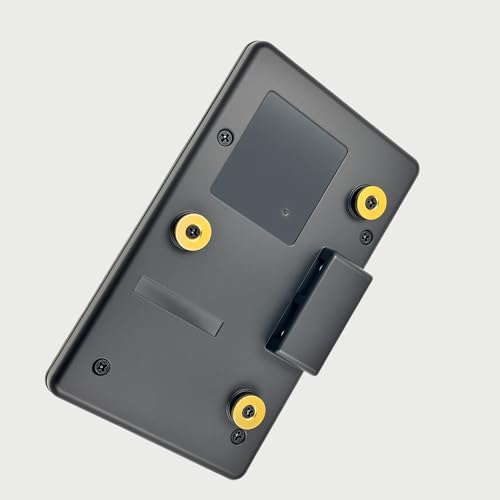 Placa V-Lock V Mount a Gold Mount para usar baterías de cine en sets de televisión 2