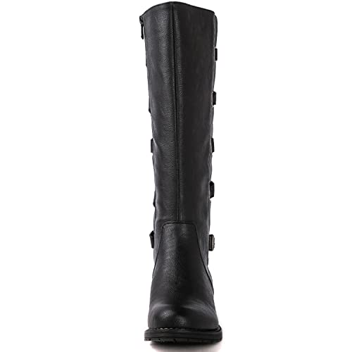 GLOBALWIN Women's Black Boots For Women Knee High Fashion Boots For Fall Winter Size 8.5M - image 5