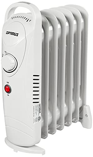 73% OFF on Optimus 700W Oil-Filled Electric Portable Radiator