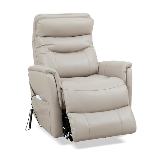 Sillón reclinable eléctrico crema con respaldo articulado miniatura 4