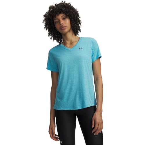 Image of Under Armour Women's Tech Twist V Neck Short Sleeve T-Shirt