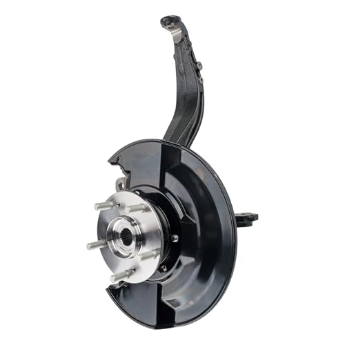 Image of PHILTOP Steering Knuckle & Wheel Bearing Hub Assembly, 1PC Front Left Driver Side Compatible with Accord 2003-2007 2.4L Replaces 698-401