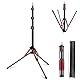 JEBUTU Lichtstativ Light Stand 190cm, mit um 180° umkehrbaren Beinen, Faltbar Lichtständer Kompaktes Leichtes Lampenstativ Traglast 2kg für Fotostudio Blitzlicht Beleuchtung Fotografie mit Tasche