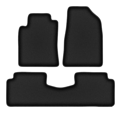 Tapis de sol velours Toyota Camry V berline épais isolant noir durban