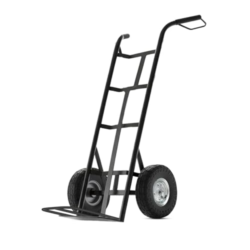 Avilia - Carrello con Ruote Portatutto in Acciaio da 250Kg per Trasporto Sicuro...