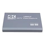 LICAEVEY Video Card, 4K HD Multimedia Interface USB 3.0 60FPS Game Live Streaming, with Built in 3.5mm Microphone Input, for Camera PC Laptop DSLR