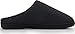 Womens Mens Slip on Fuzzy House Slippers Indoor Warm Faux Fur Lining Bedroom Shoes Slip Resistant Cozy Home Slippers Black Women Size 5-6 Men Size 3-4
