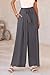 PRETTYGARDEN Women's Wide Leg Work Pants Business Casual High Waisted Loose Palazzo Trouser Summer Clothes (Dark Grey,Medium)