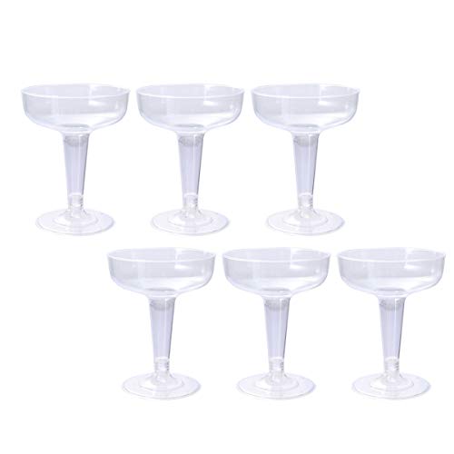 DOITOOL Copos de champanhe transparentes descartáveis para coquetéis, copos de champanhe, copos segu