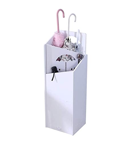 Soporte para paraguas, soporte para paraguas, soporte para paraguas, entrada y oficina, impermeable, WPC con bandeja de almacenamiento, soporte para paraguas, organizador de paraguas/a