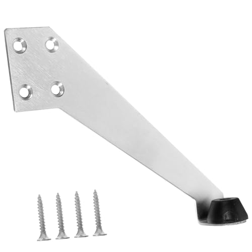 LIFKOME Fermaporta Inossidabile con Design Limitatore Angolare Protezione Muro per Porte Facilità Installazione e Stabilità per Silenziosi
